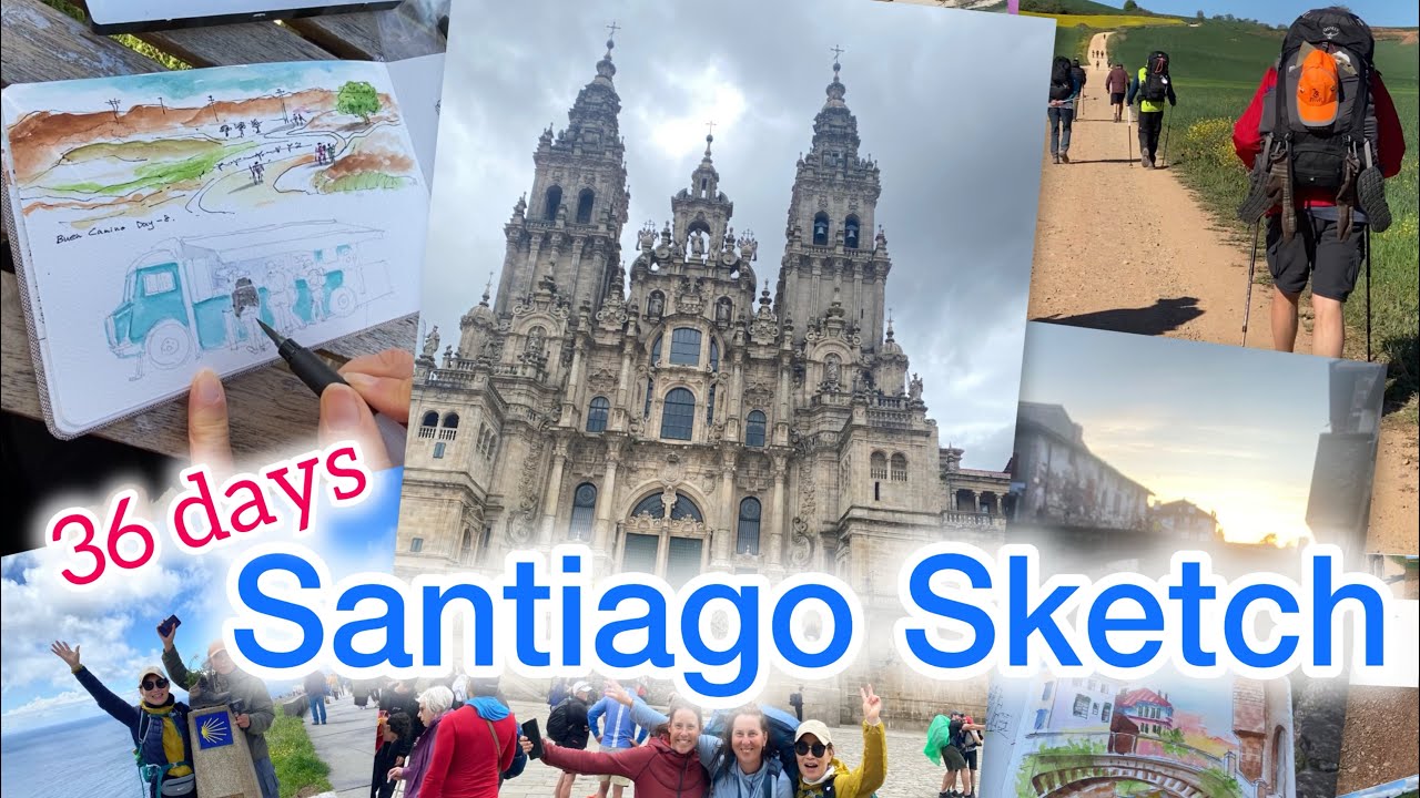Camino De Santiago/산티아고 순례길/Sketch/Grace