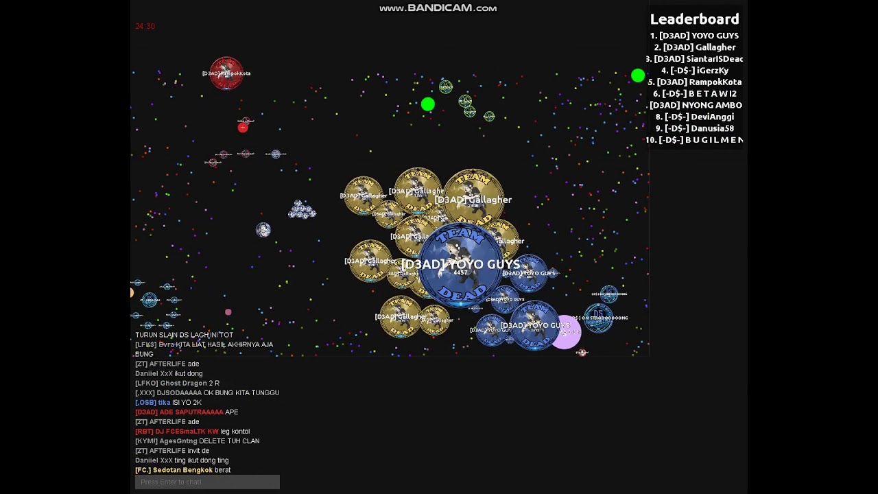 WAR CLANS [-D$-] vs [D3AD] - Bubble.am #15