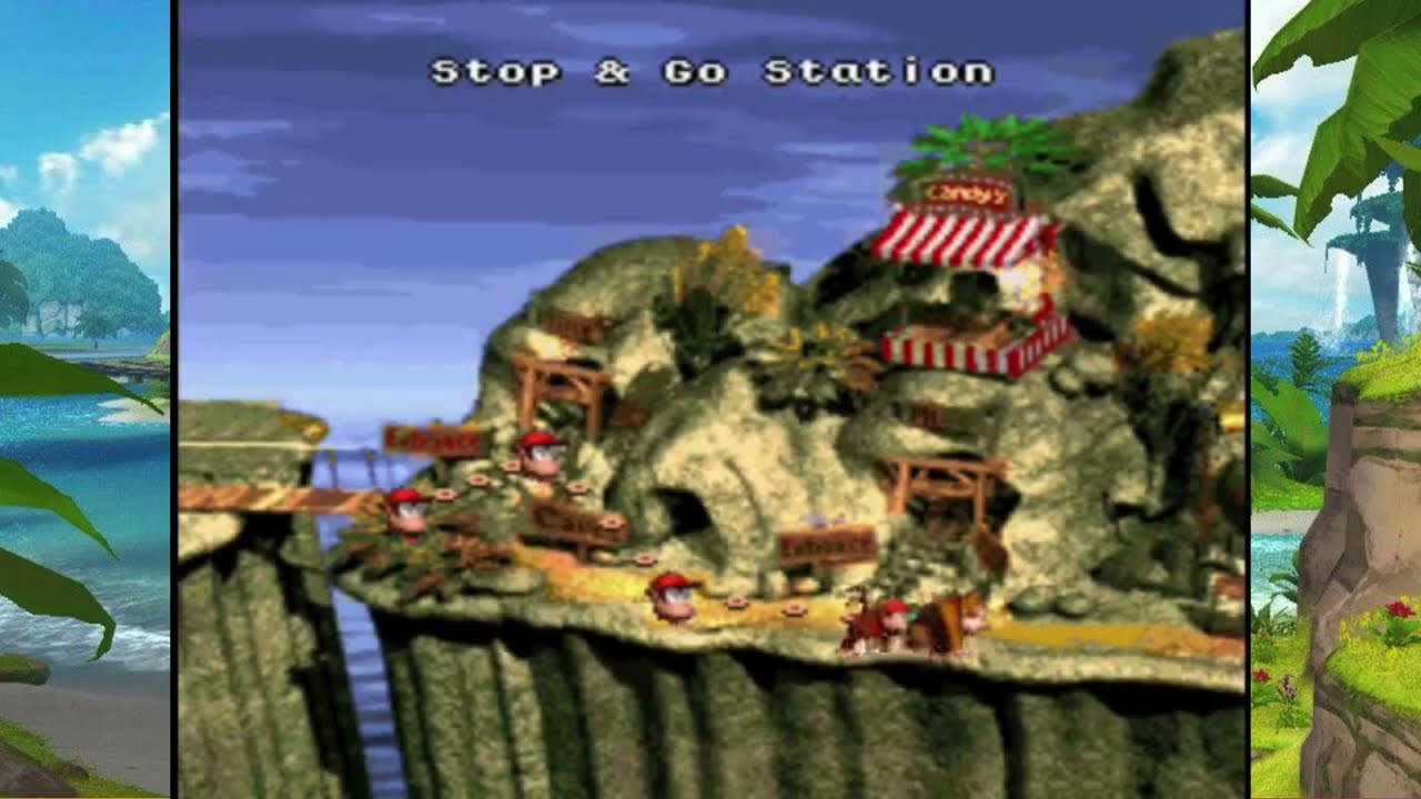 nivel casi imposible xd (donkey kong country)