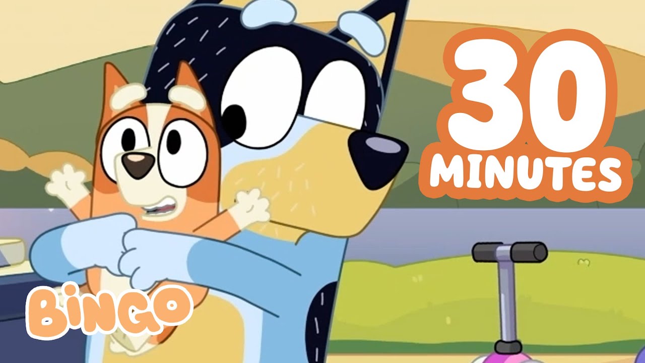 30 MINUTES of Exciting Bingo Games! ⭐️ 😄 | Fun with Bluey & Friends! 🤩 🧡 | Bingo - Official Channel