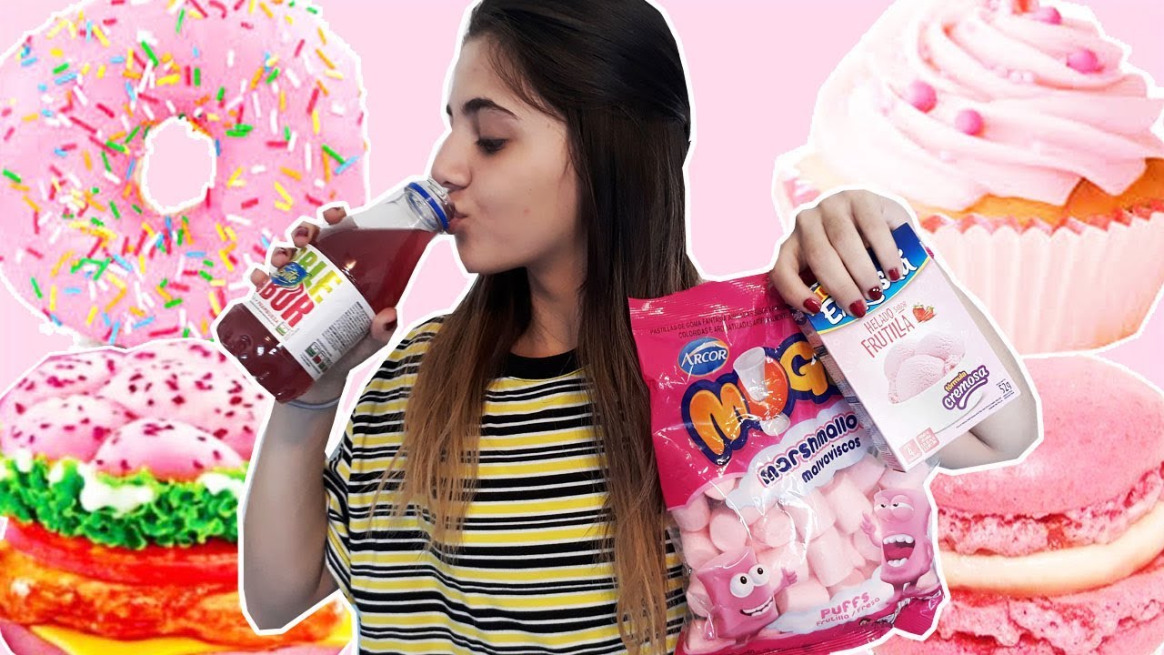 24 HORAS COMIENDO SOLO ROSA