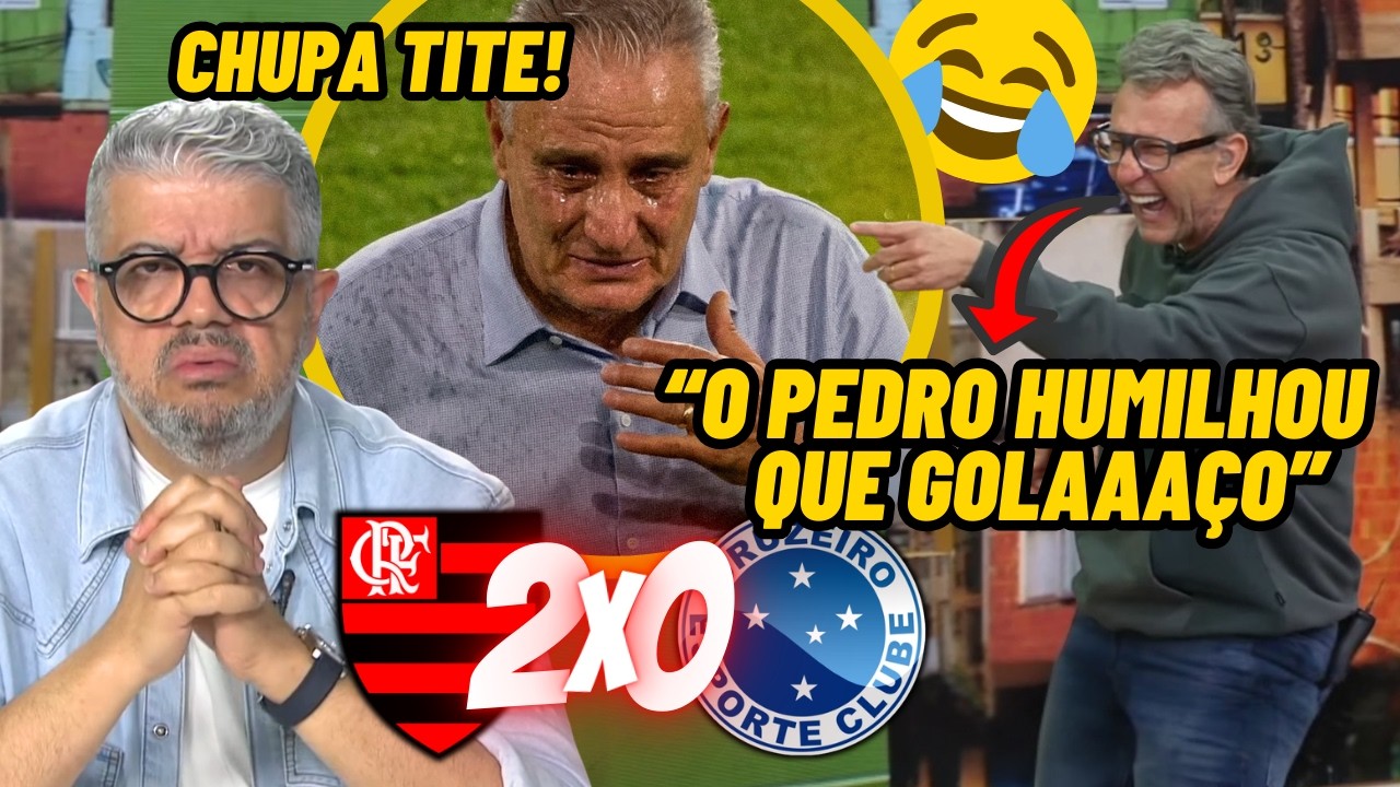 VAMOS RIR! Neto ESPANTADO com GOLAÇO do PEDRO e Cruzeirenses PUT#S com Flamengo do Leonardo Jardim