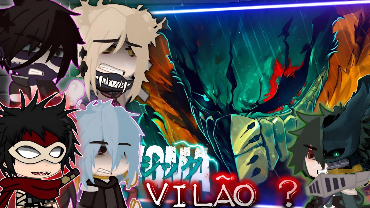 AU ▪️ MHA Villains ▪️ React To Deku Dark | Feridas e Sangue | (Boku no Hero) | Enygma - GC