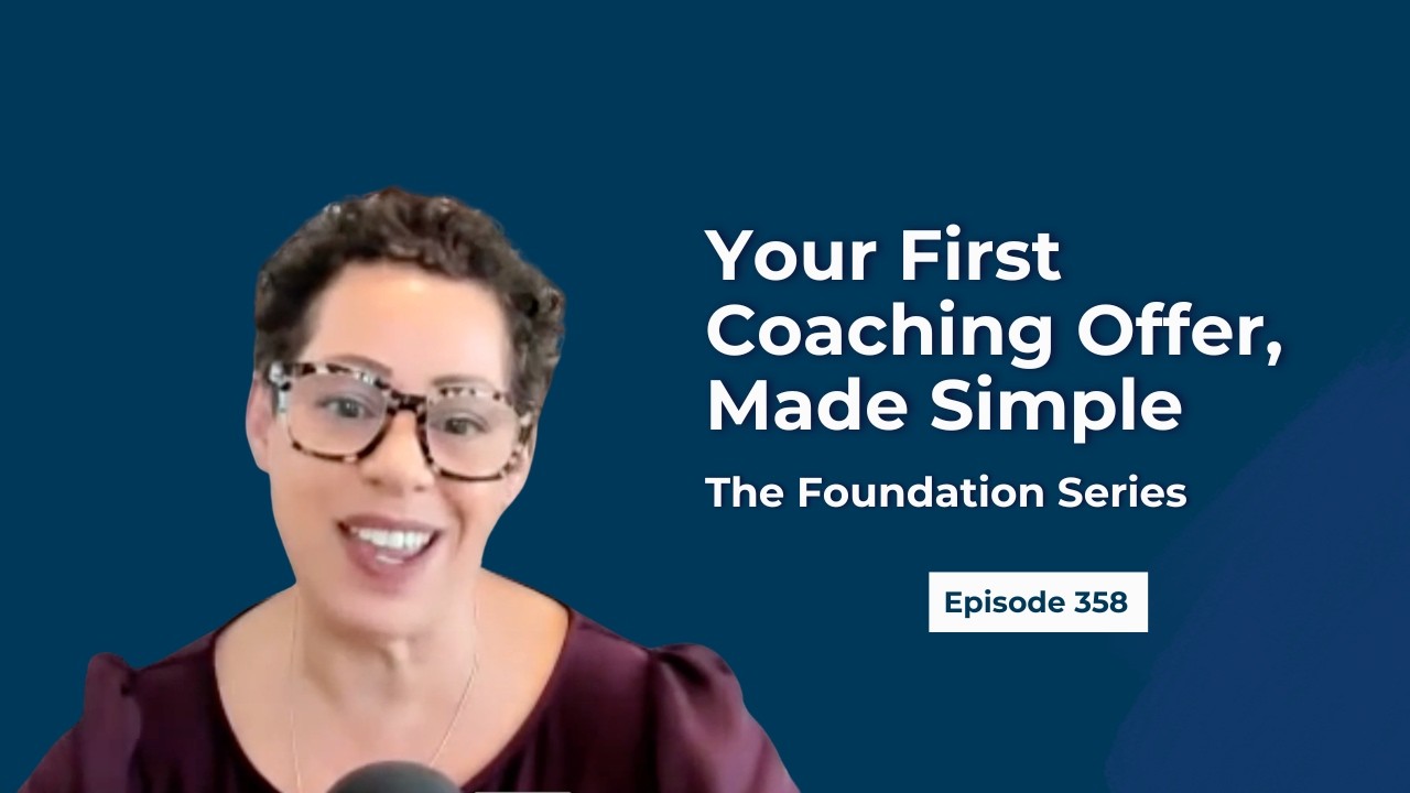 Struggling to create your first coaching offer? Watch this - The Foundation Series #4