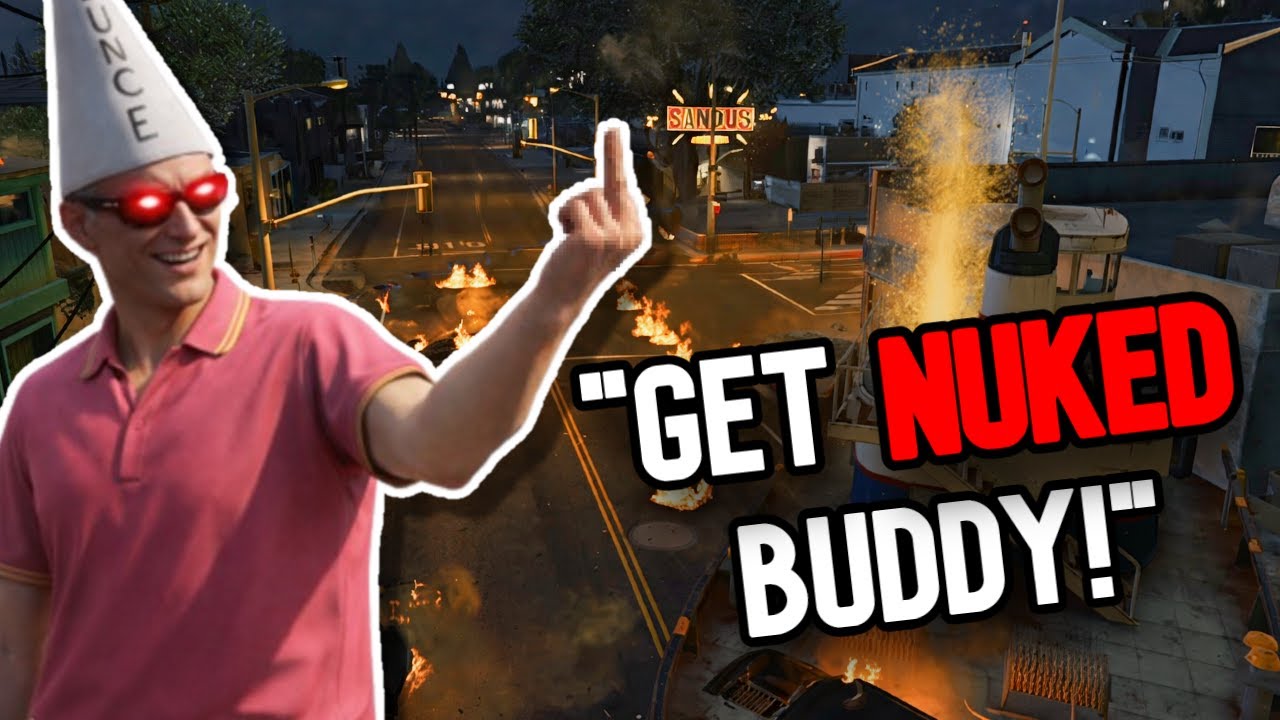 Nuking a Salty GTA RP Server in Front of the Admins