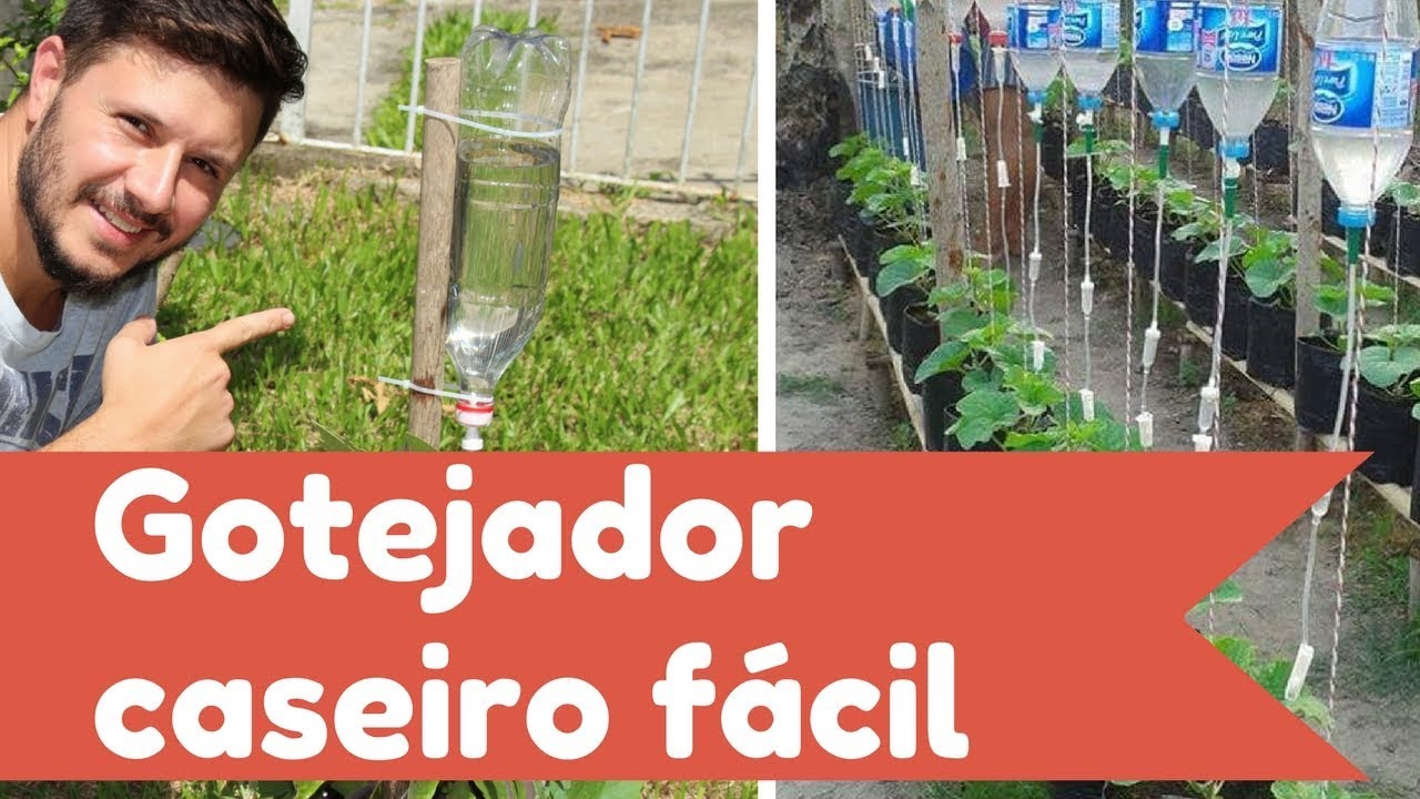 Como fazer um gotejador com mangueirinha de soro fisiológico