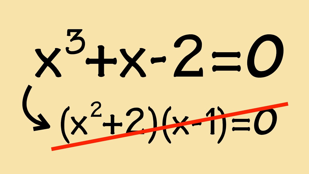 Don't factor a cubic polynomial wrong!