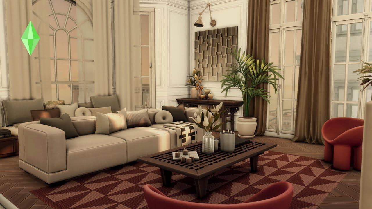 Chic London Apartment | The Sims 4 Speed Build | Apartment Renovation, 20 Culpepper House