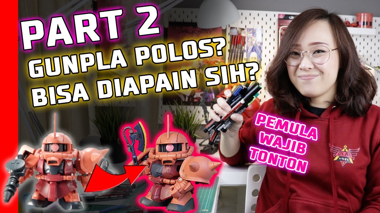 Detailing Kit Pakai Gundam Marker - Part 2 Gunpla Detailing