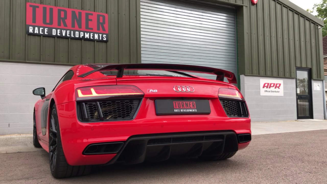 Audi R8 V10 Plus with Milltek exhaust system