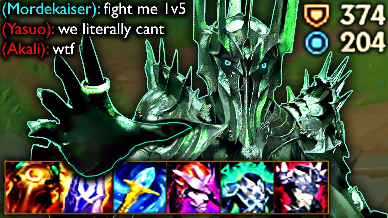 FULL TANK MORDEKAISER... THAT'S UNKILLABLE