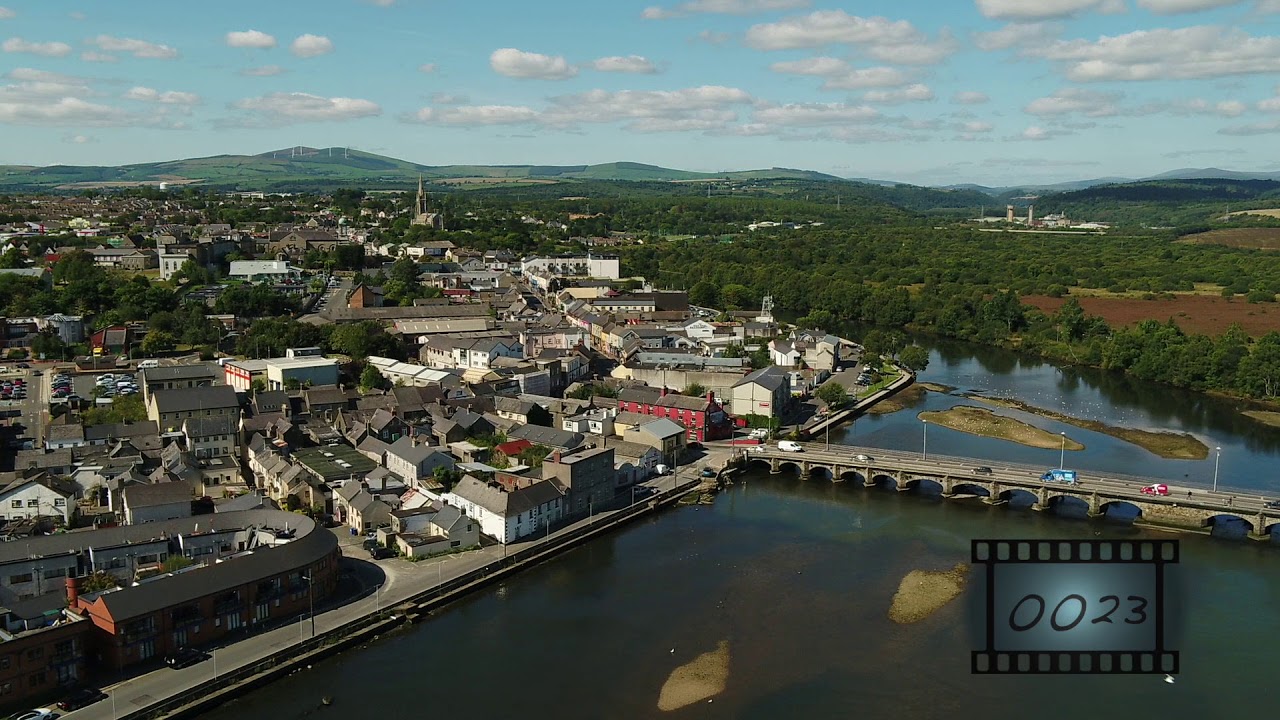 Arklow drone stock footage. www.AerialStockIreland.com
