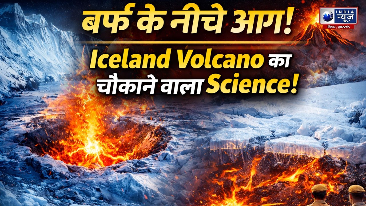 Antarctica में Lava कैसे जलता रहता है? Volcano Science Explained | India News Bihar