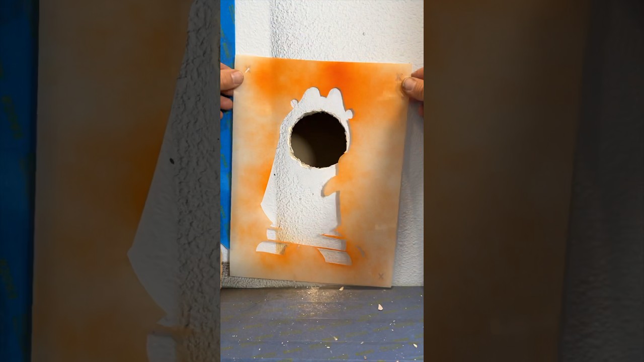 Dad fixes kid&rsquo;s bedroom wall!