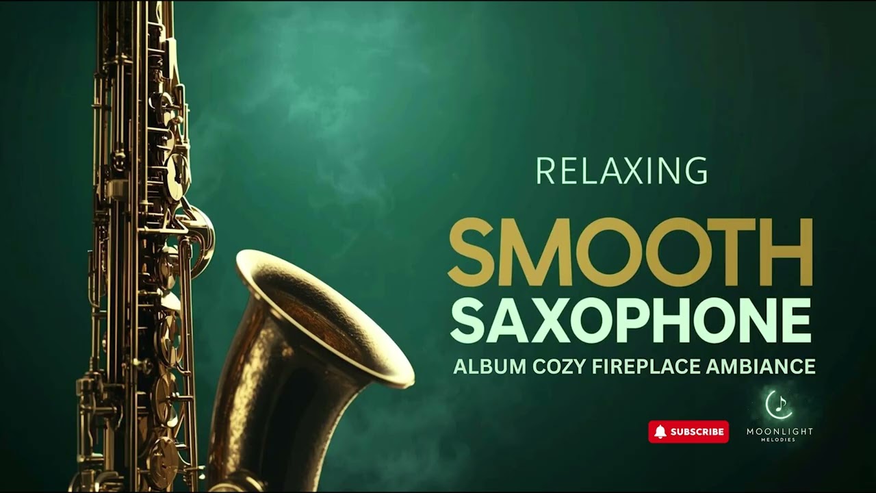 Cozy Fireplace Ambiance 🔥 Smooth Jazz Saxophone for Deep Winter Relaxation