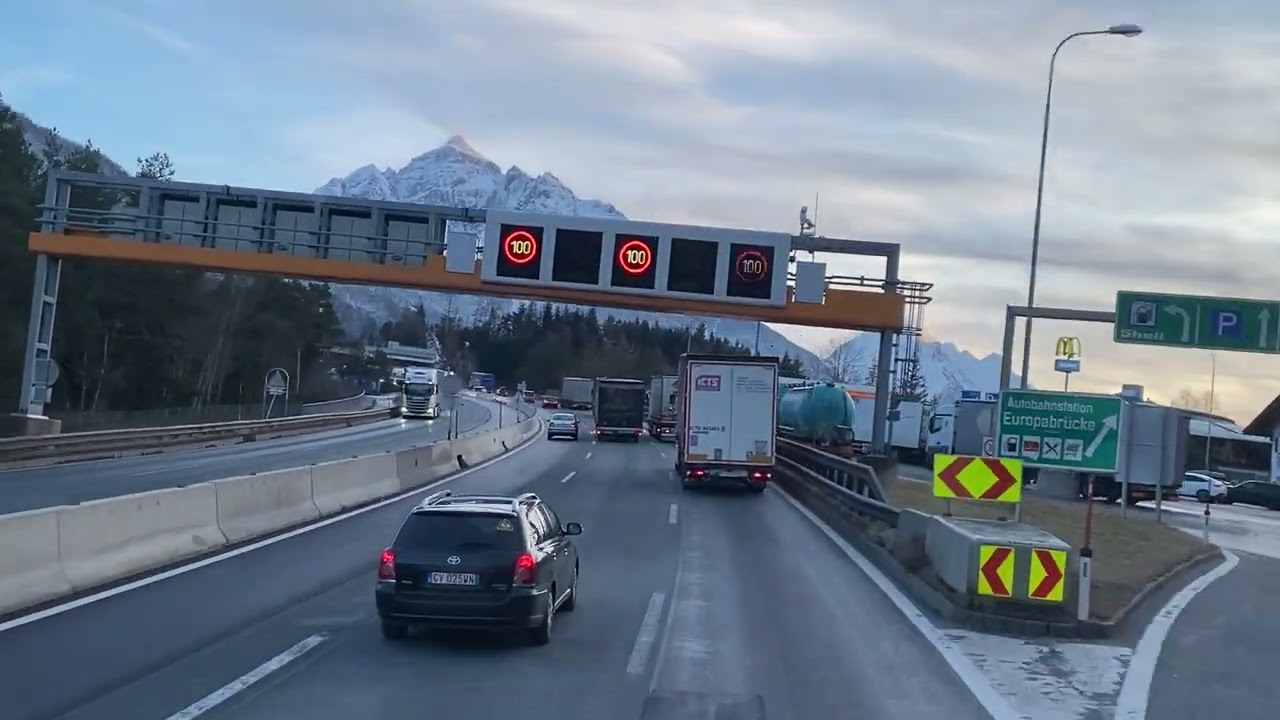 28 ianuarie - Pasul Brenner directia Italia ❄️☃️🚛