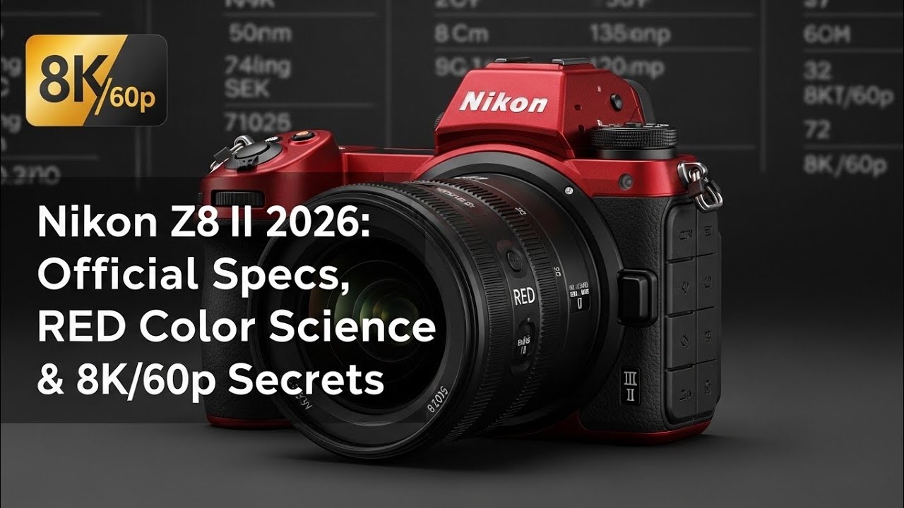Nikon Z8 II 2026: официальные характеристики, технология цветопередачи RED и секреты 8K/60p