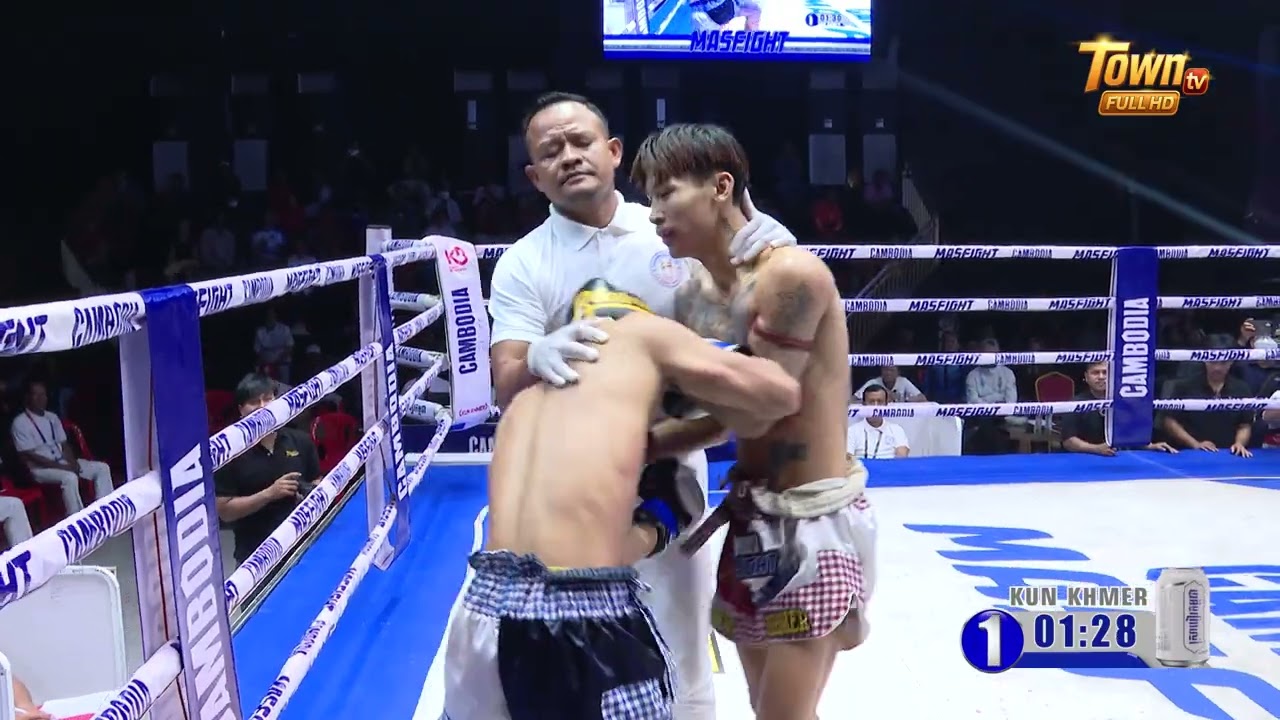 ប៊ុនតុង គុនខ្មែរ 🇰🇭 Vs 🇲🇾 អាម៉ីរូល ហាគិម