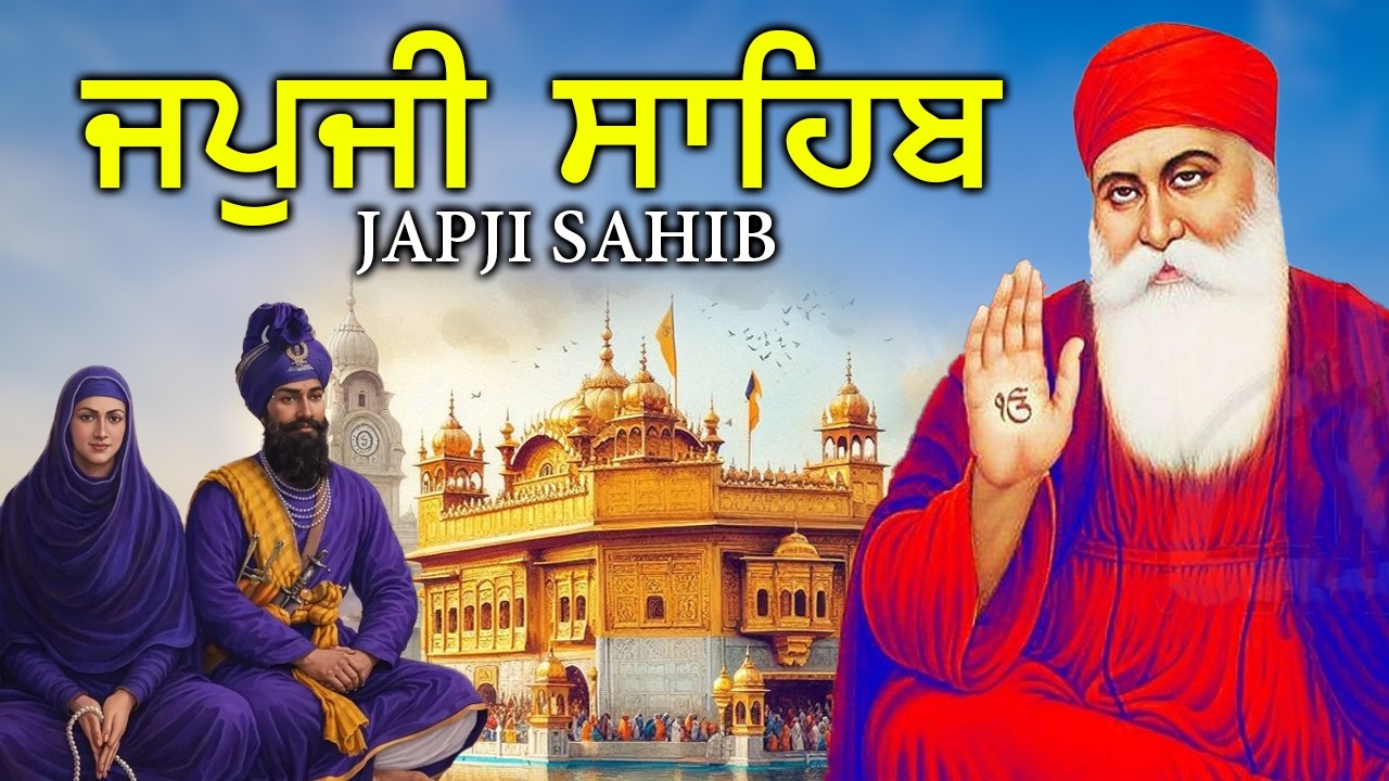 Morning Prayer (ਜਪੁਜੀ ਸਾਹਿਬ )Japji Sahib- ਬਹੁਤ ਹੀ ਮੀਠੀ ਆਵਾਜ਼ ਵਿਚ -Lyrical Video #punjabi #japjisahib
