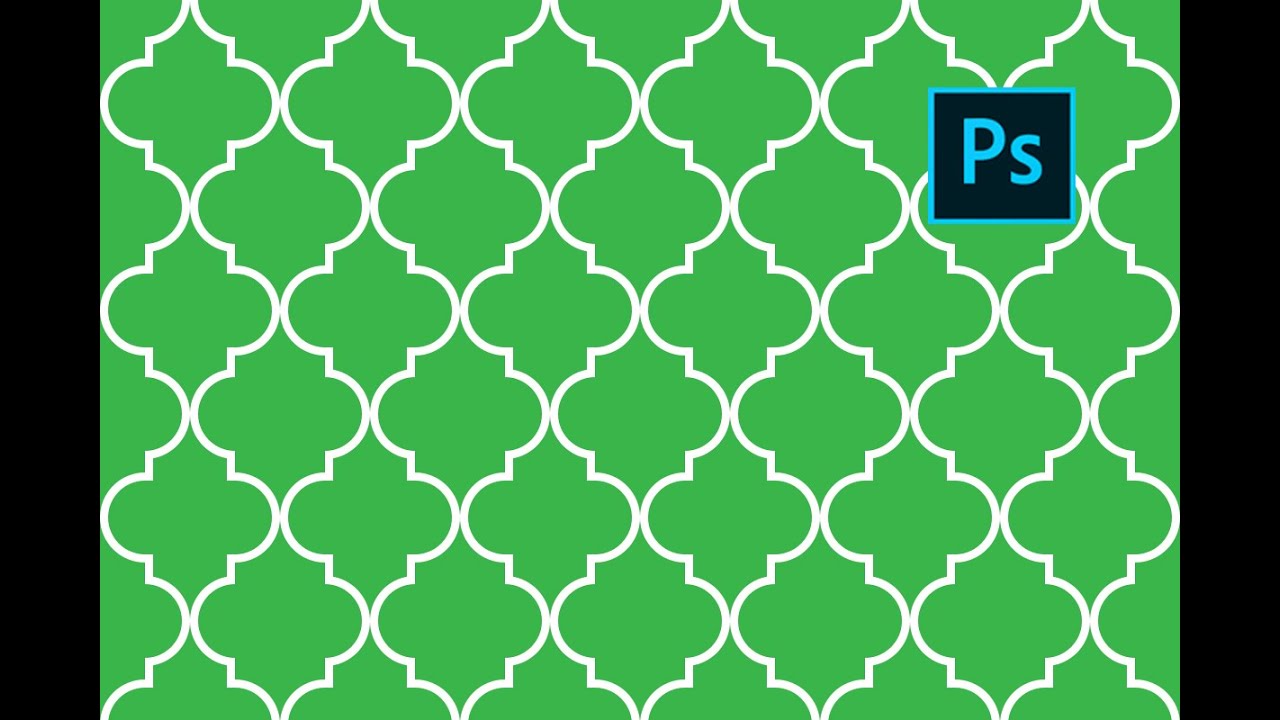 How To Make Moroccan Trellis Patterns In Photoshop||how to save pattern In photoshop