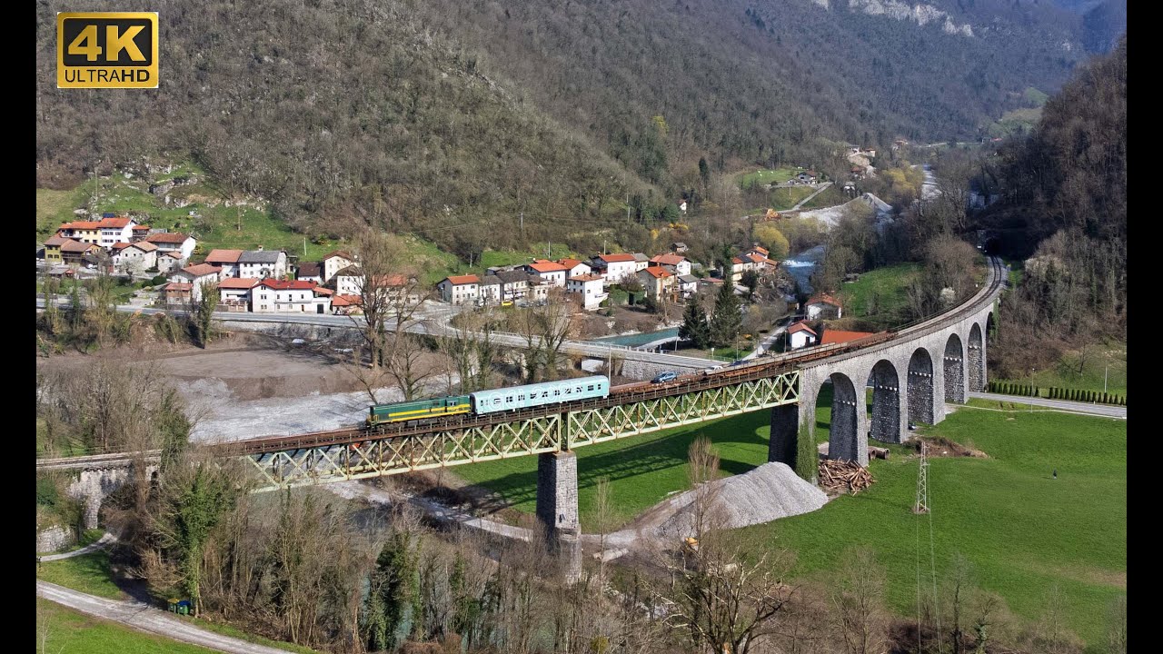Avtovlak Most na Soči - Bohinjska Bistrica / Autósvonat Szlovéniában / Autotransportzug in Slowenien