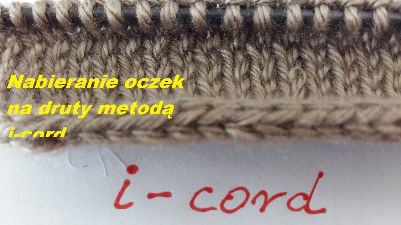 0261* Nabieranie oczek metodą i-cord**Porady dziewiarskie*Dzierganie*