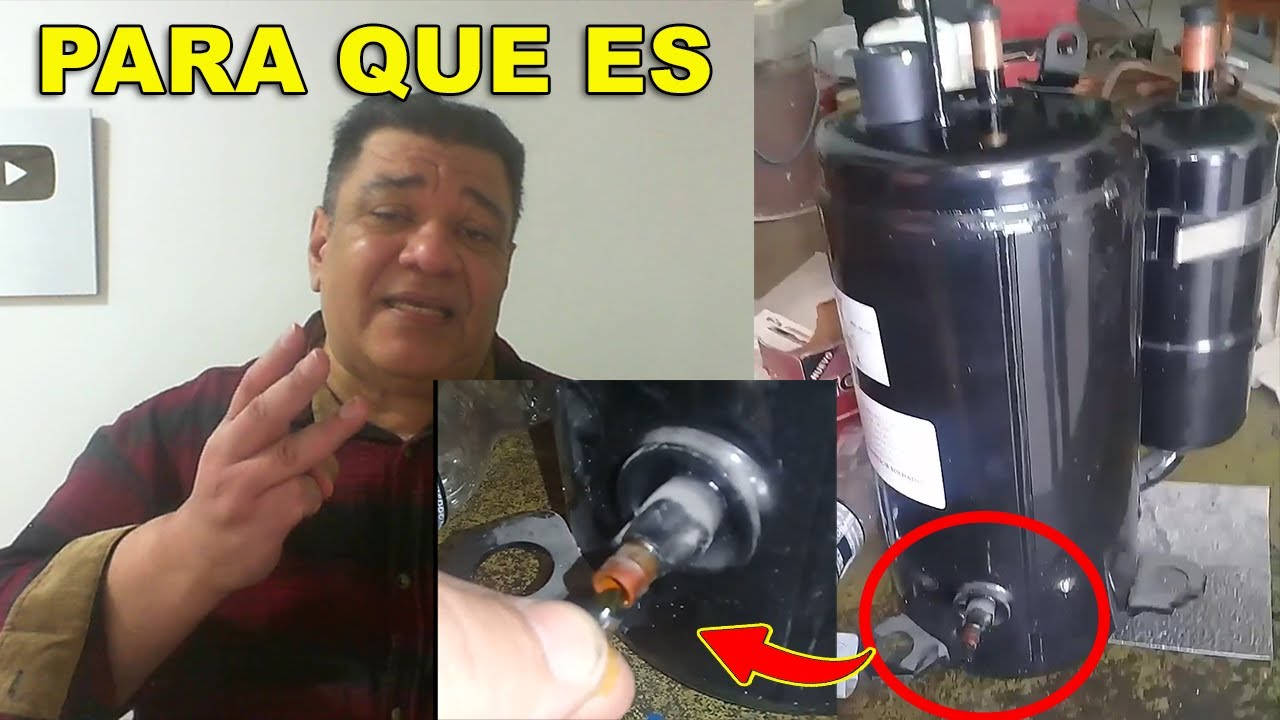 Que tipo de compresor es este y para que se utiliza la tercera conexión