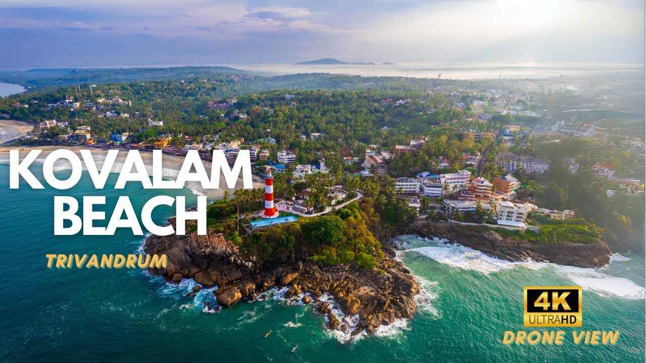 Kovalam Beach - Trivandrum - Drone Video