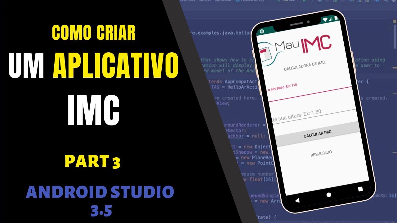 ANDROID STUDIO - CRIANDO APLICATIVO IMC (PARTE 3)