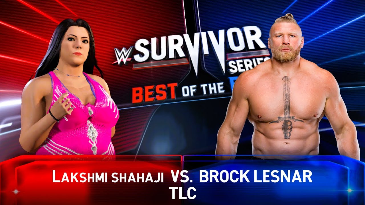 🔥 LIVE: Lakshmi Shahaji Vs Brock Lesnar | WWE TLC Match