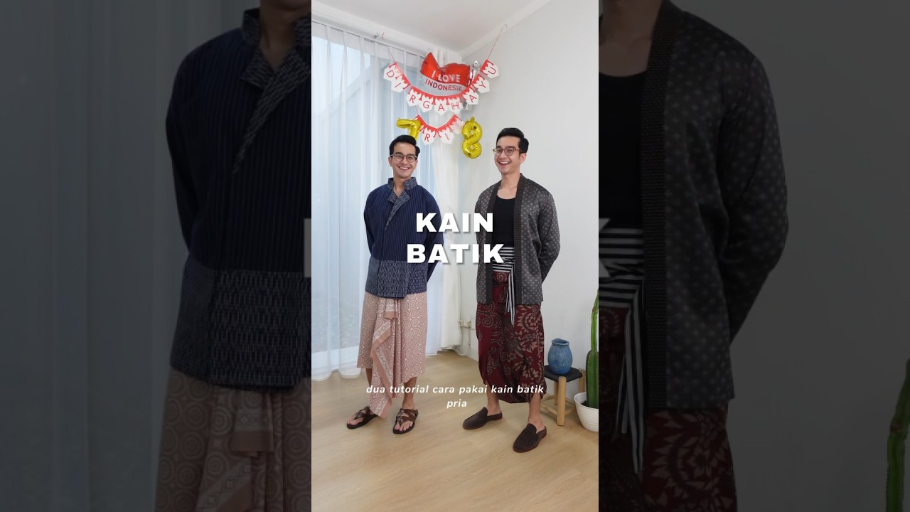 Cara Lipat Kain Batik Untuk 17 An Nanti! #fashion #mensfashion #hack #shorts