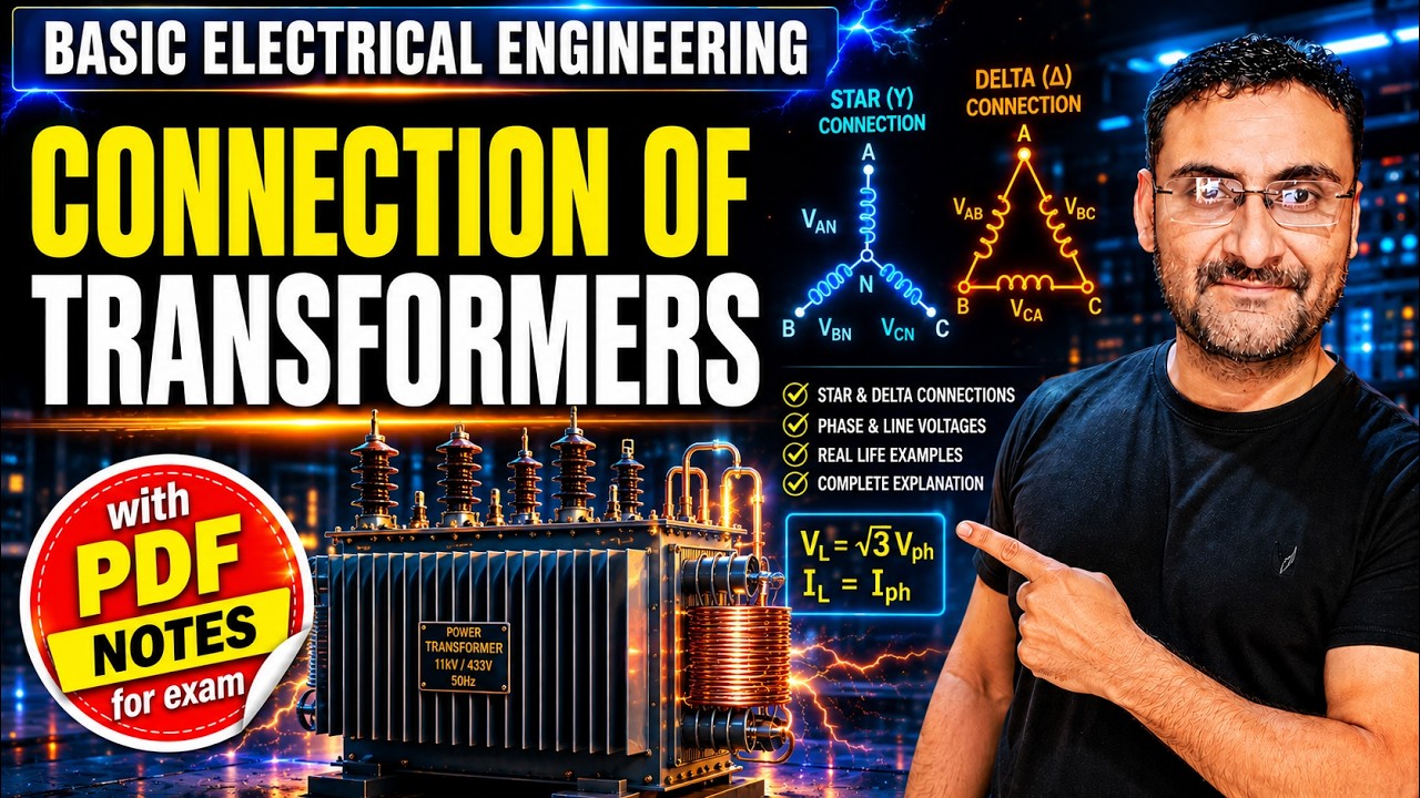 3 Phase Transformer | Connections | Construction & Working | Transformer | Physics | JEE | UPSC