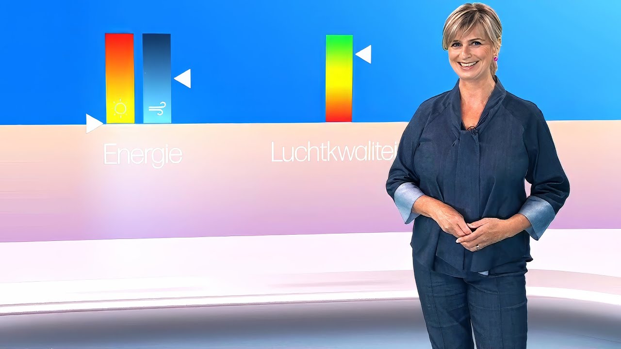Weervrouw Sabine Hagedoren met het Vlaamse weerbericht van woensdag 29 oktober 2025 op VRT 1