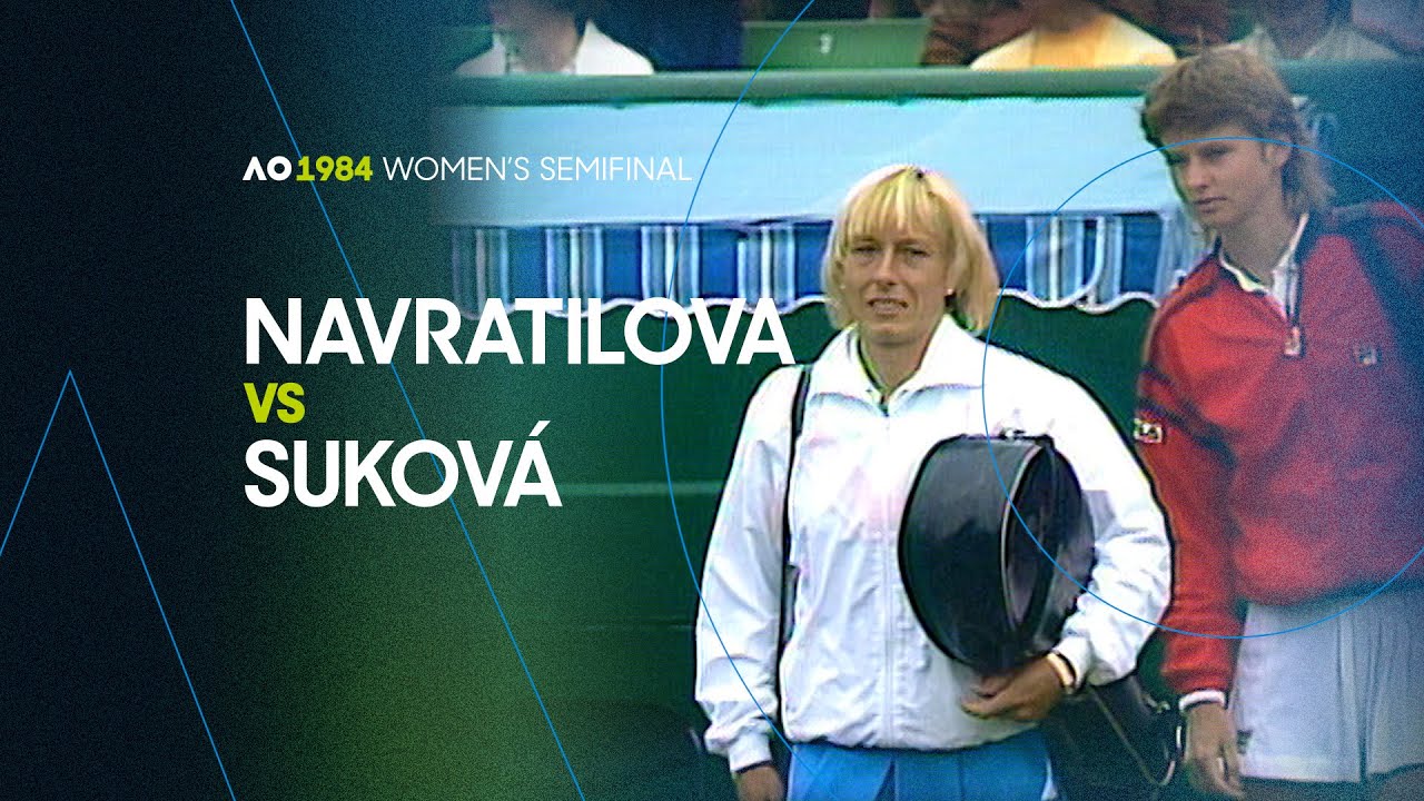 Martina Navratilova vs Helena Sukova - Australian Open 1984 (SF) | AO Classics