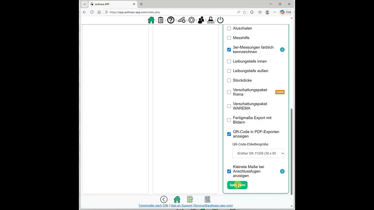 Empfohlene Grundkonfiguration der Aufmaß-App – so startest du sauber und effizient