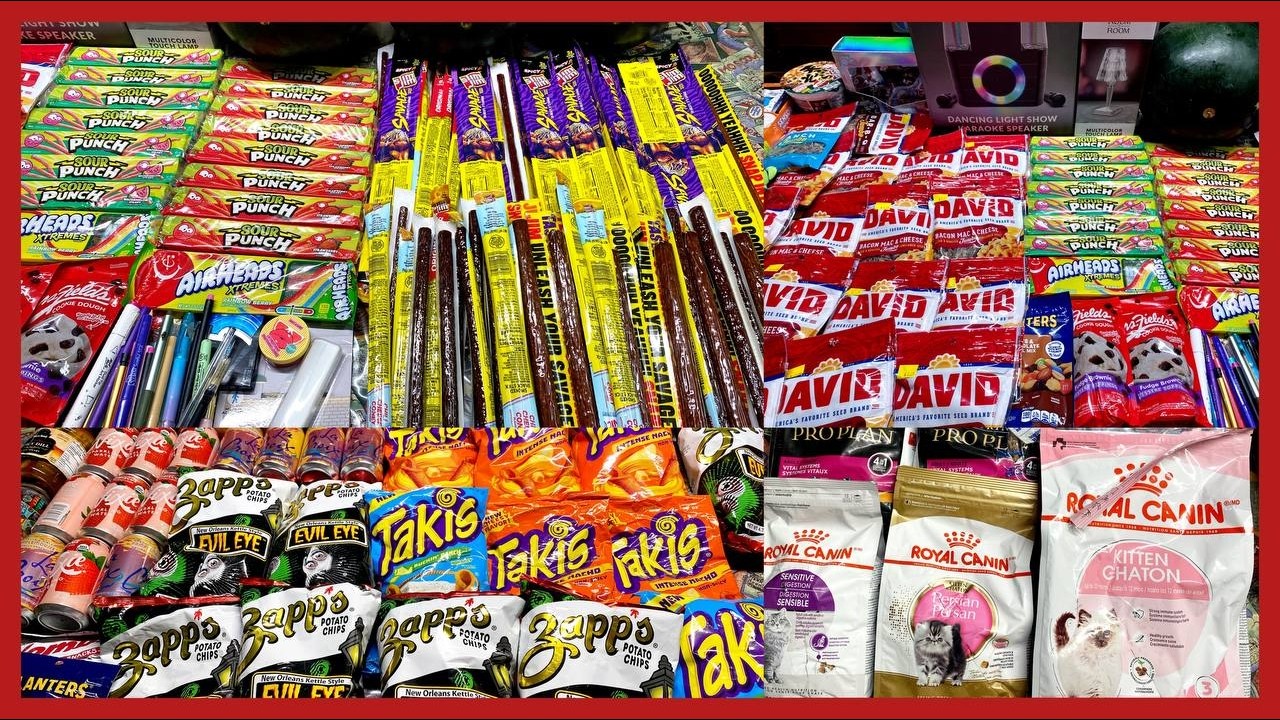 Dumpster Diving 2025 Karaoke System, Snack, Drinks, Jerky and Cat Foods