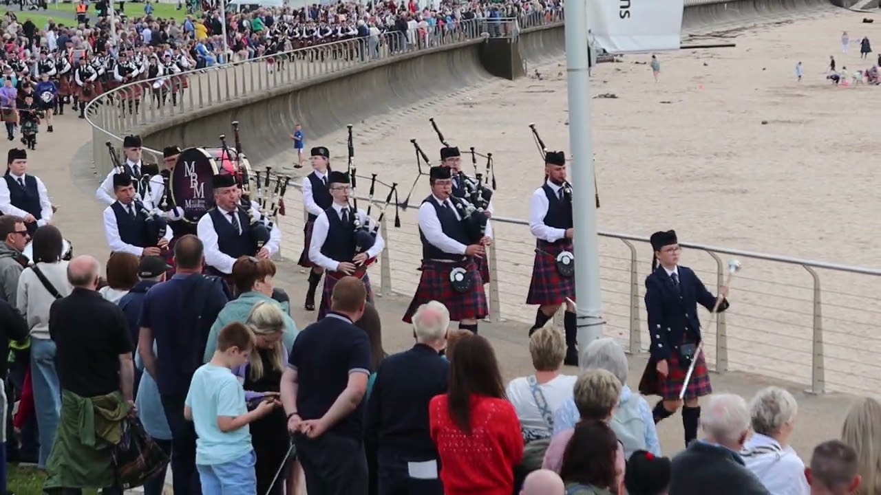 Portrush Pipe Band Street Parade 2025