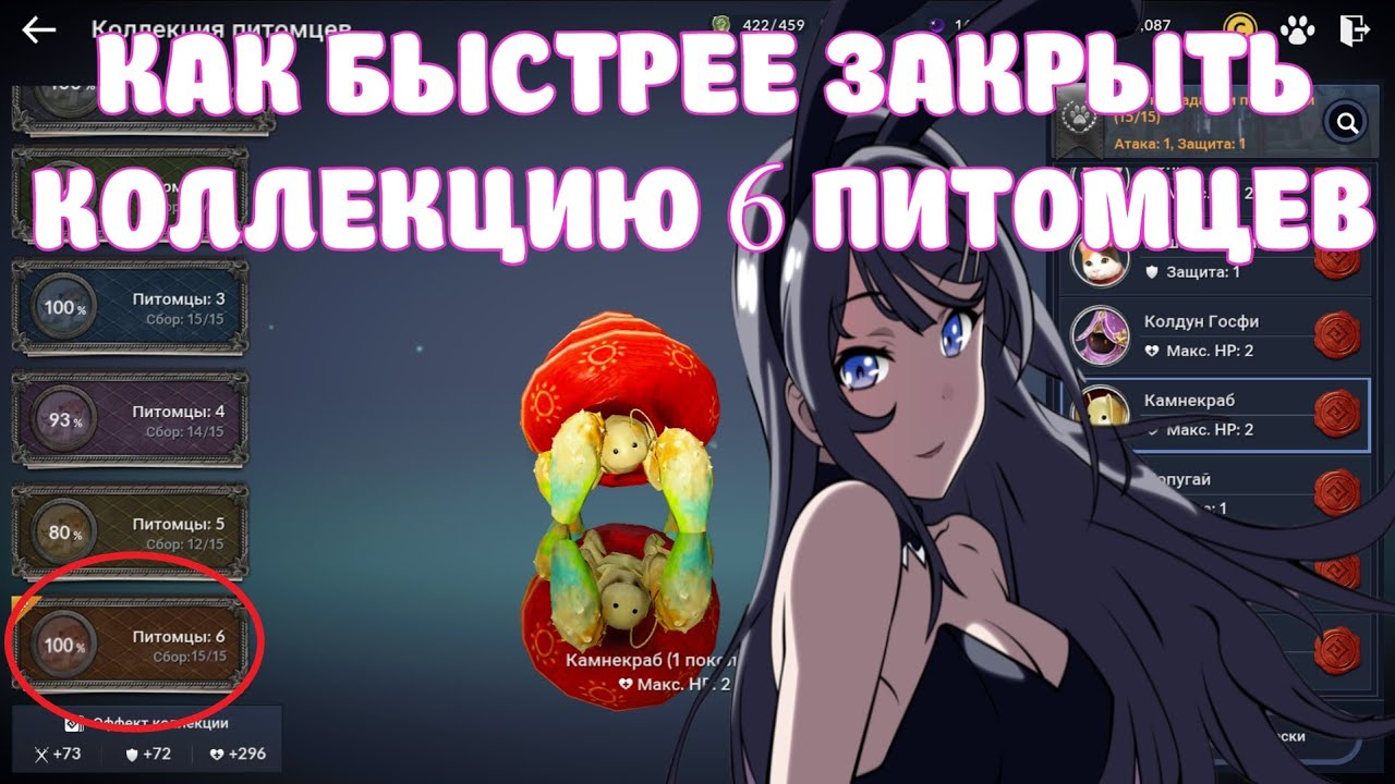 КАК БЫСТРЕЕ ЗАКРЫТЬ КОЛЛЕКЦИЮ 6 ПИТОМЦЕВ / МИНИ ГАЙД / BLACK DESERT MOBILE