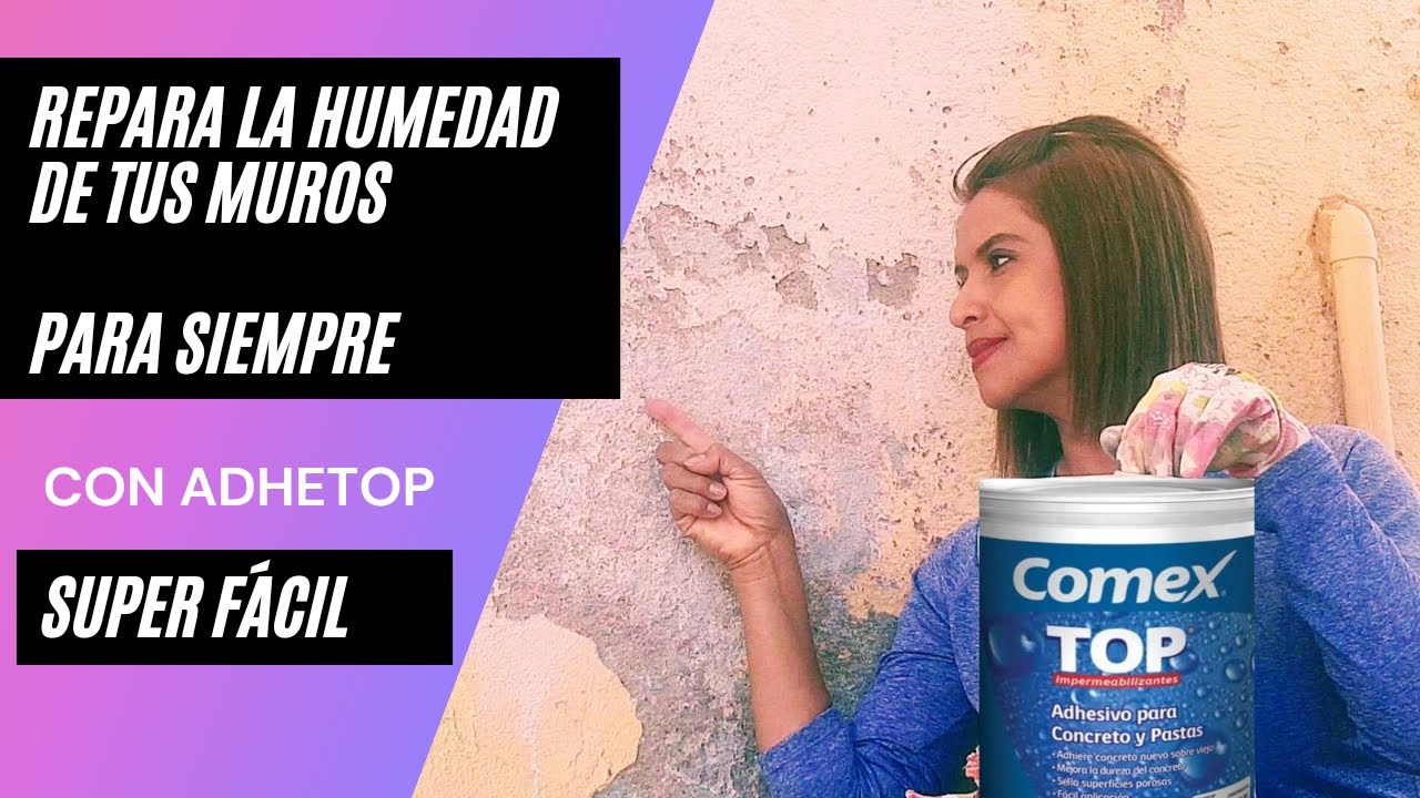 Cómo resanar la pared para siempre con adhetop de Comex