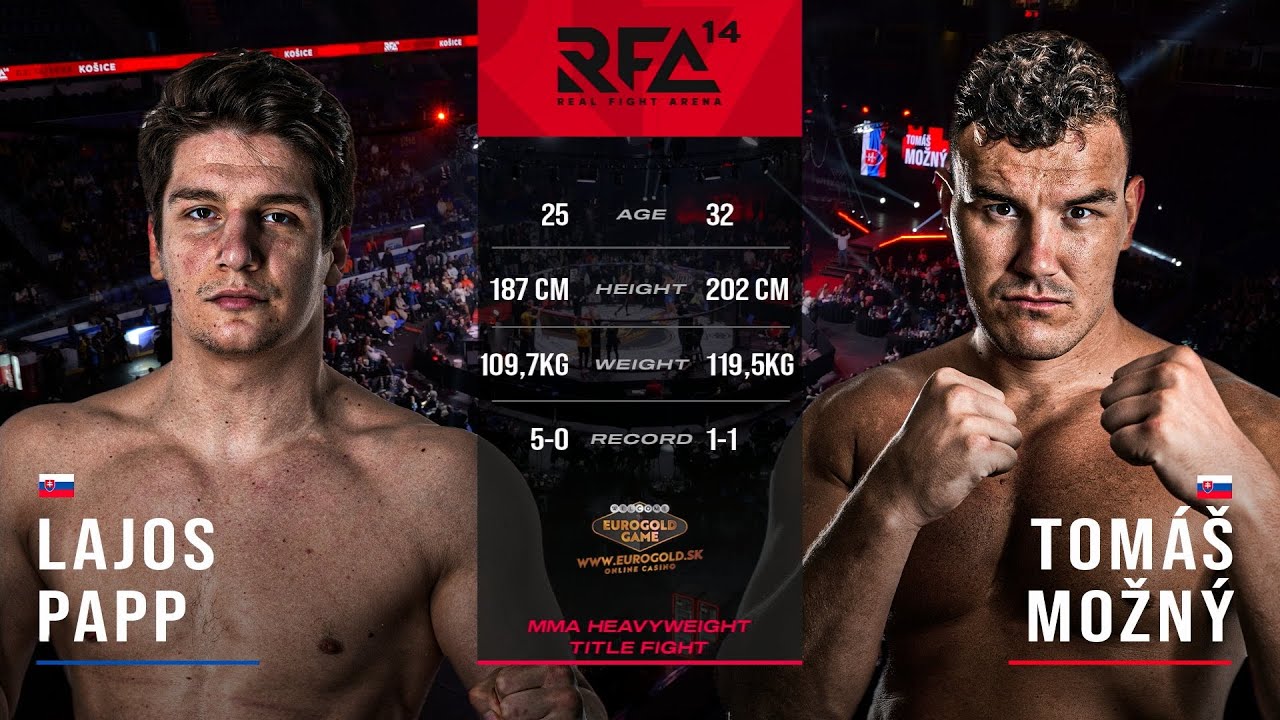 Papp VS Možný | Full fight | RFA 14 | Košice