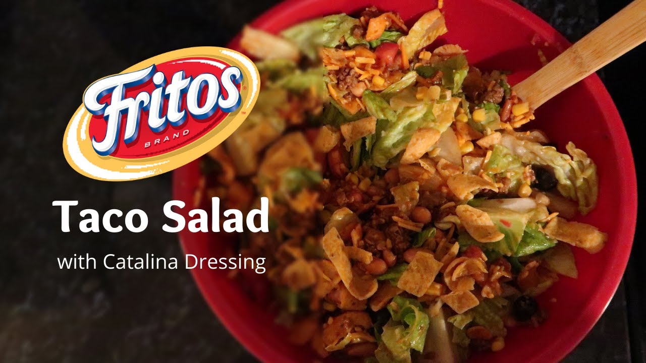 Fritos Taco Salad with Catalina Dressing // Kid Approved Meal/Salad