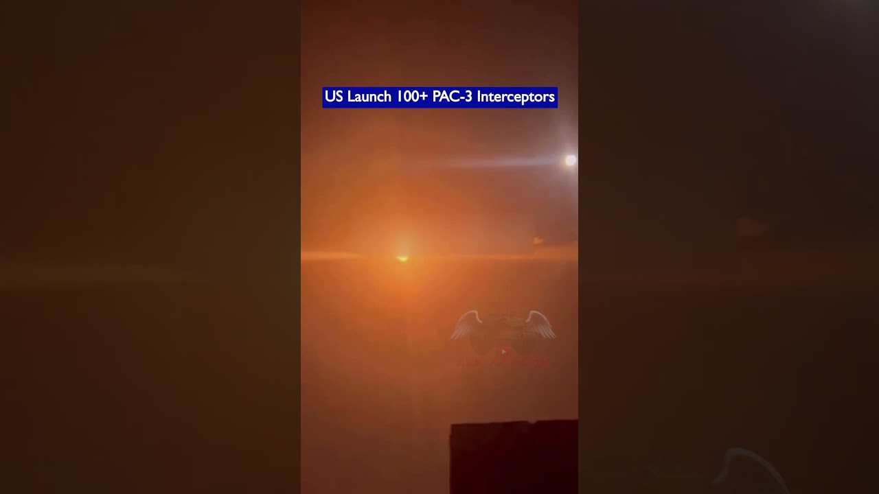 US Launch 100+ Patriot PAC-3 Intercepts Iranian Ballistic Missiles Over Jordan