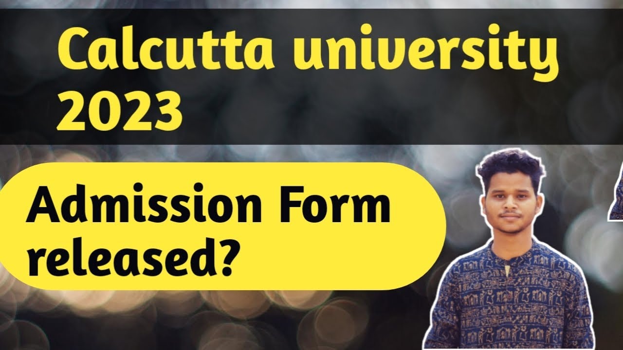 Calcutta university Pg admission 2023 /Application form released