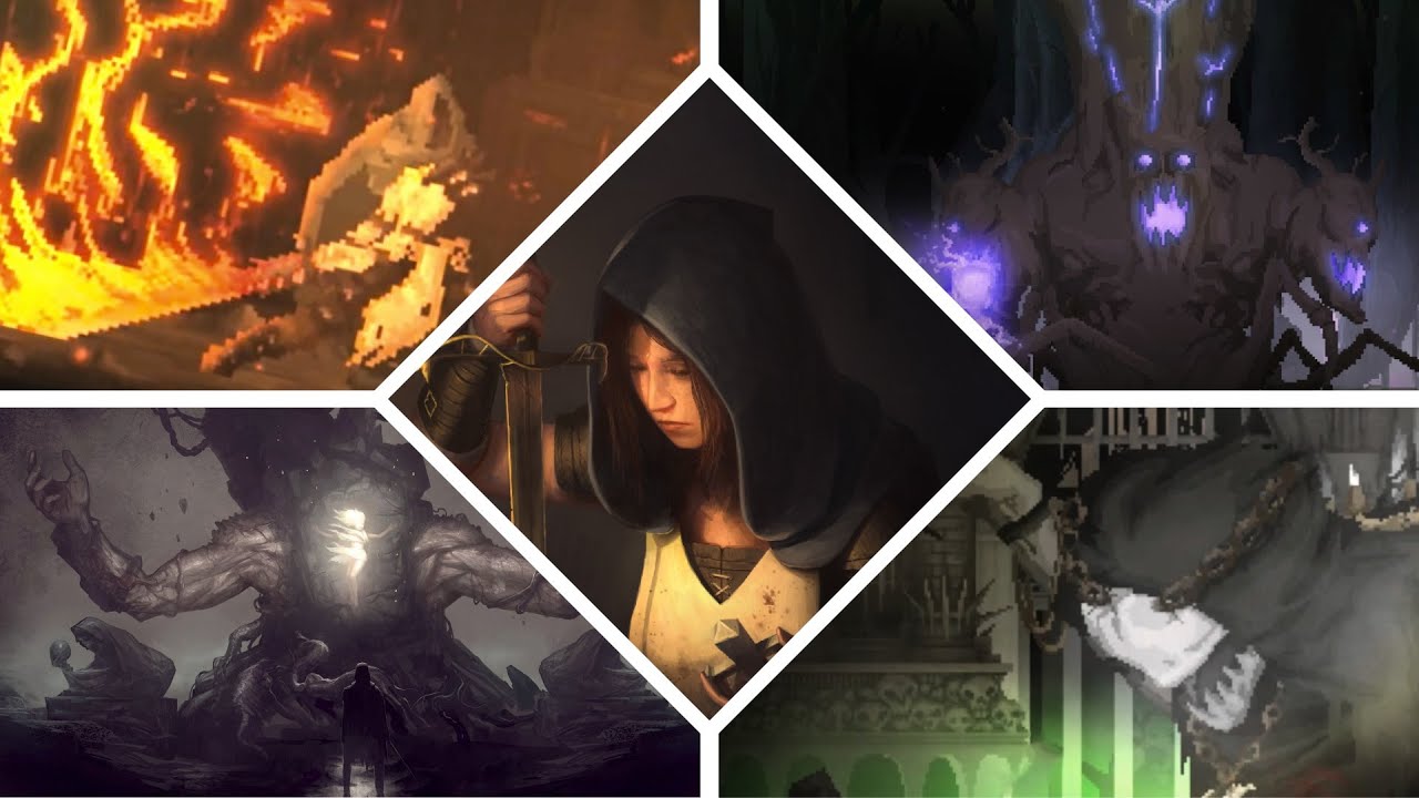 Dark Devotion - All Bosses + All Endings