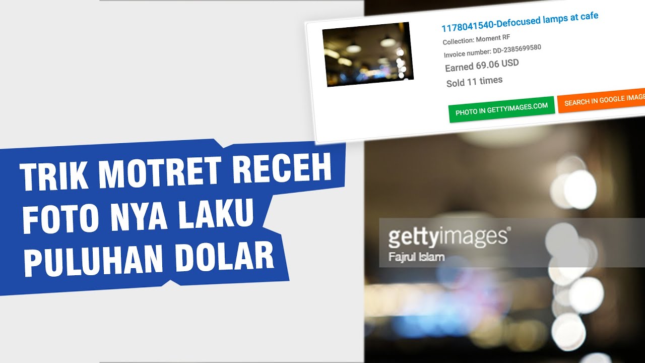 Trik Fotografi Handphone - Cara Membuat Foto Blur dan Jual Foto nya di Internet