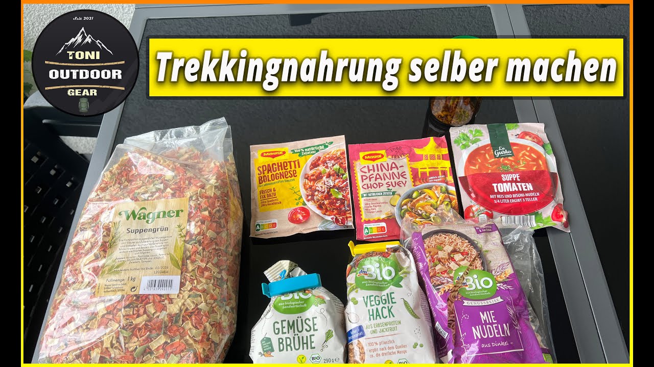 Trekkingnahrung selber machen