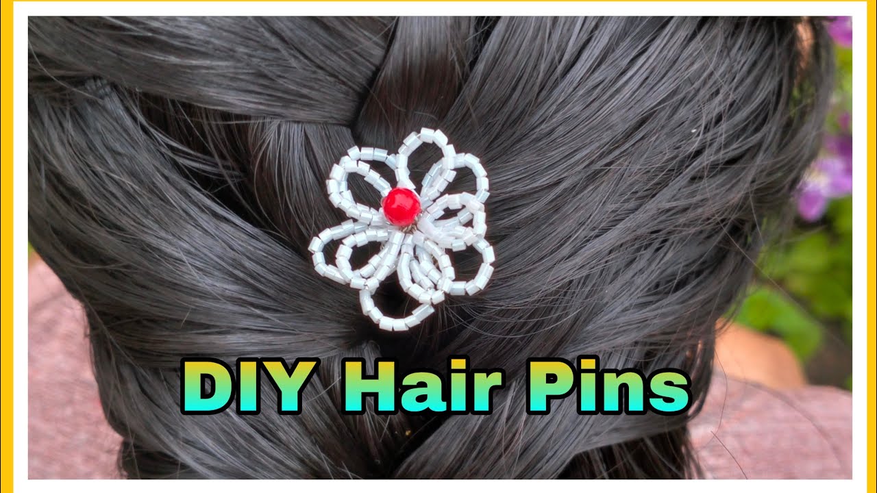 Stylish Hair Pins | DIY Hair Accessories at Home | @manjuvipin | #hairaccessories #diy #hairclip