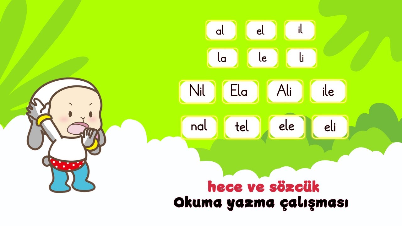#yenim&uuml;fredat  1. sınıf  L l sesi hece ve s&ouml;zc&uuml;k &ccedil;alışması