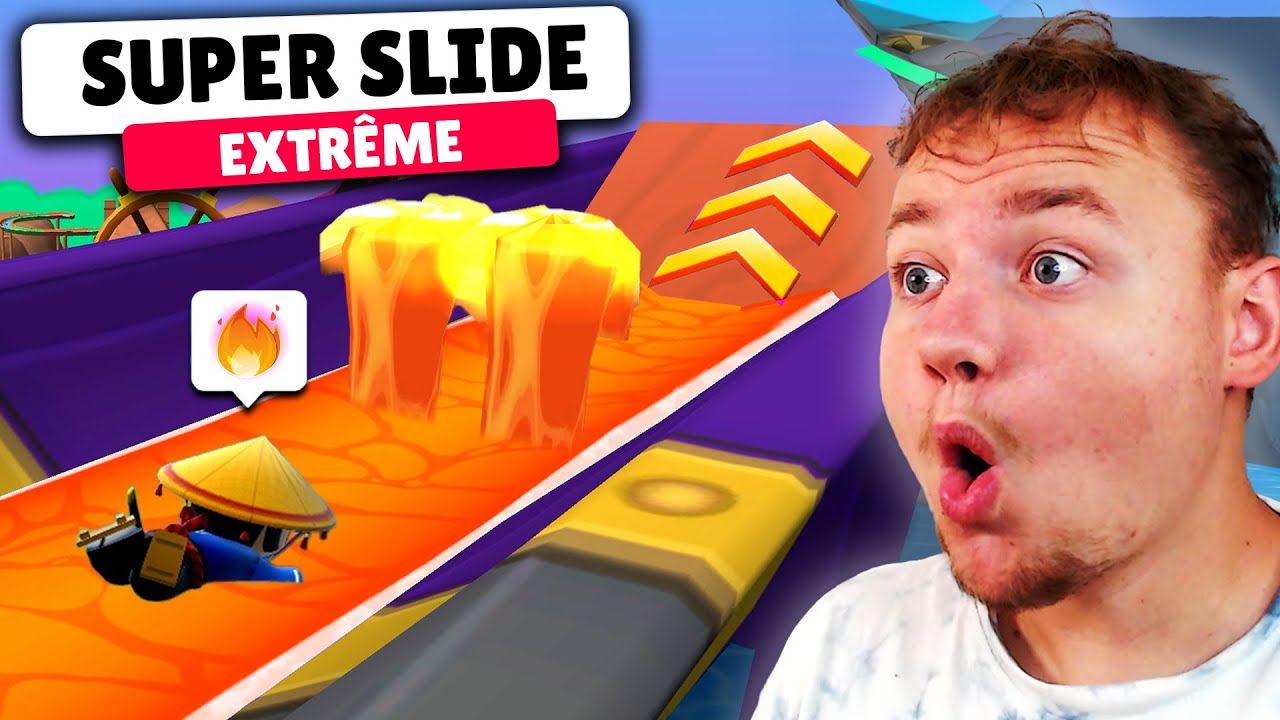 JE TROUVE UN SECRET SUR SUPER SLIDE EXTRÊME de Stumble Guys ! - STUMBLE GUYS FR