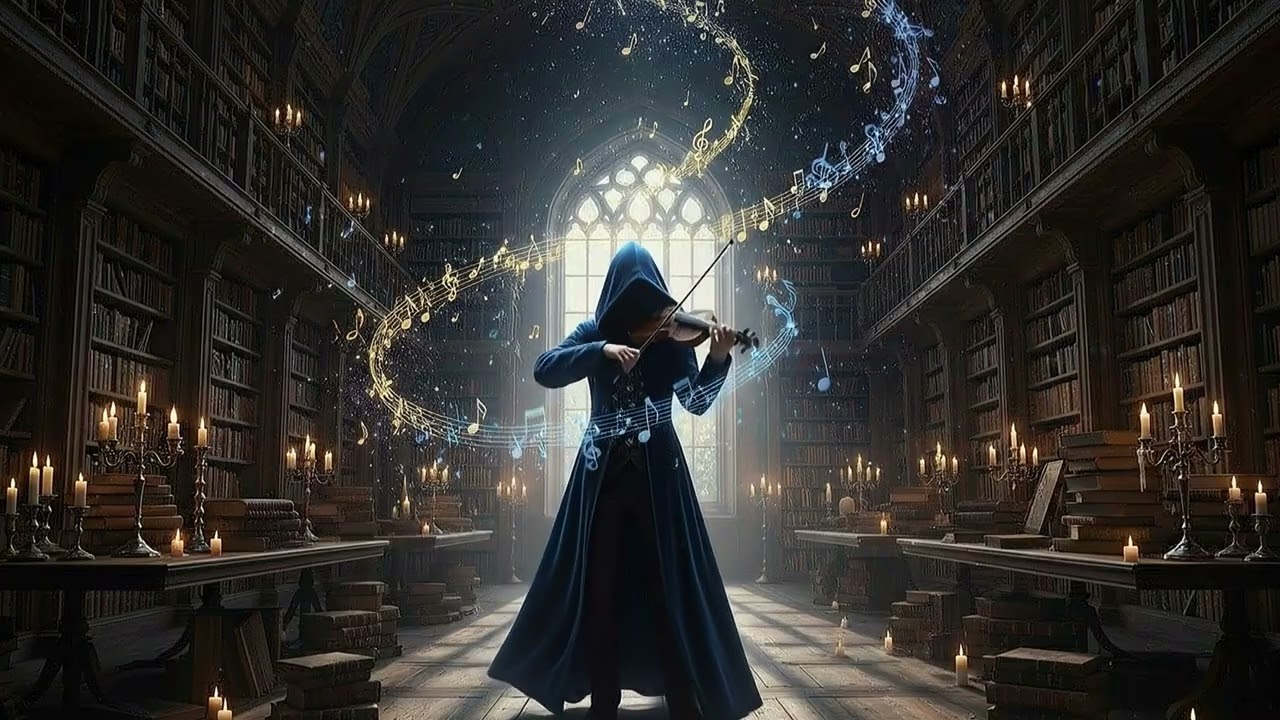 Dark Melodic Techno Violin for Concentration